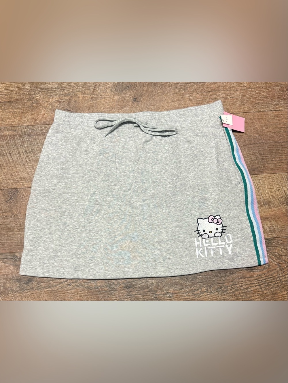 NWT Sanrio Hello Kitty Fleece Lined Mini Skirt Size XL